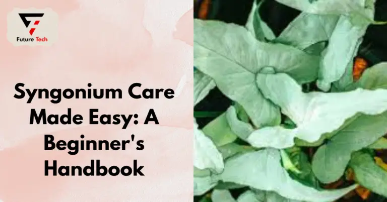 Syngonium Care Made Easy: A Beginner's Handbook
